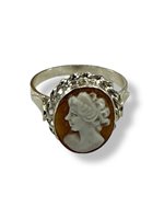 Ringe Mandile 1922 Dame Cammei  in Silber Conchiglia 2MANCM3 - 2MANCM3